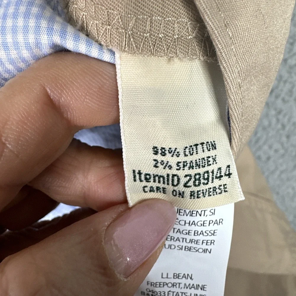 L.L. Bean Cargo Pants‎ Womens 18 Tall Khaki Utility Hiking Outdoor NWT